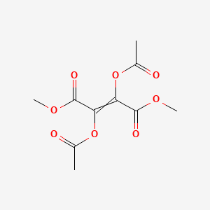 molecular formula C10H12O8 B12434560 Dimethyl 2,3-diacetoxyfumarate 
