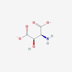 molecular formula C4H5NO5-2 B1243459 (3R)-3-hydroxy-L-aspartate(2-) 