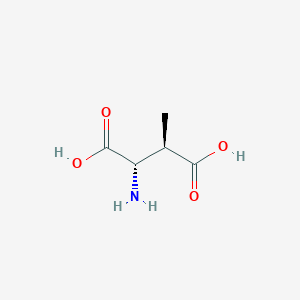 molecular formula C5H9NO4 B12434603 L-Aspartic acid, 3-methyl-, (3R)- CAS No. 7298-96-6
