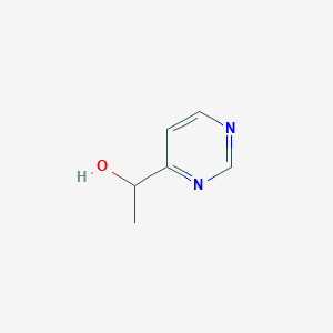 molecular formula C6H8N2O B12434608 1-(Pyrimidin-4-yl)ethan-1-ol 