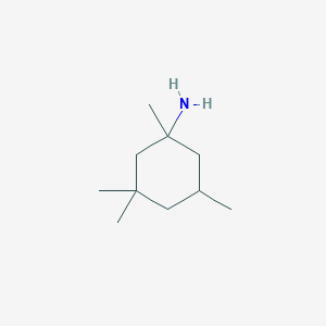 molecular formula C10H21N B12434670 1,3,3,5-Tetramethylcyclohexan-1-amine 
