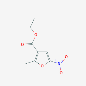 molecular formula C8H9NO5 B12434737 Ethyl 2-methyl-5-nitrofuran-3-carboxylate CAS No. 68967-34-0