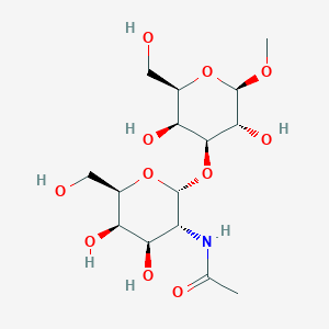 molecular formula C15H27NO11 B12434738 Methyl 3-O-(2-acetamido-2-deoxy-a-D-galactopyranosyl)-b-D-galactopyranoside 