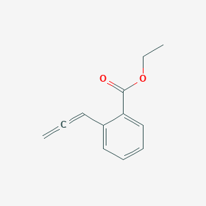 molecular formula C12H12O2 B12434753 Ethyl 2-(propa-1,2-dien-1-yl)benzoate 