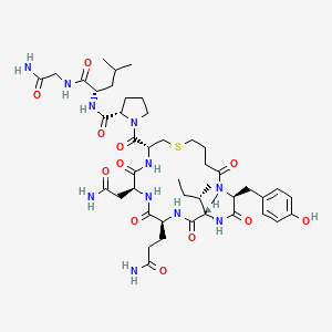 molecular formula C45H69N11O12S B12434788 Duratocin 