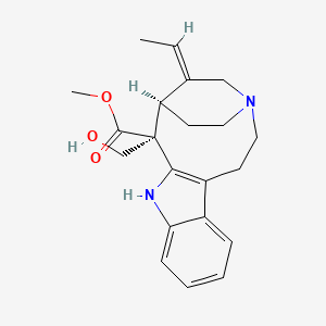 molecular formula C21H26N2O3 B1243487 Stemmadenine 