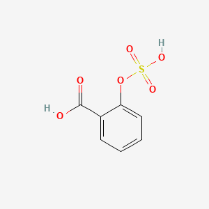 molecular formula C7H6O6S B1243489 Salicylsulfuric acid CAS No. 89-45-2