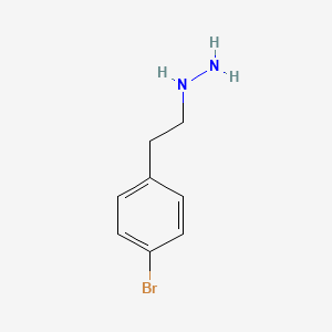 molecular formula C8H11BrN2 B12434943 [2-(4-Bromophenyl)ethyl]hydrazine CAS No. 41074-40-2