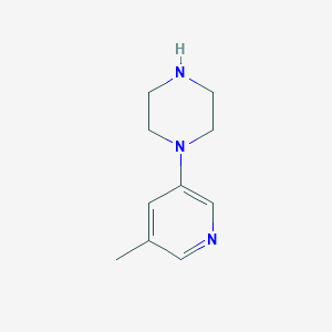 molecular formula C10H15N3 B12434956 1-(5-Methylpyridin-3-yl)piperazine 