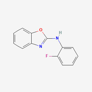 molecular formula C13H9FN2O B12434964 N-(2-fluorophenyl)-1,3-benzoxazol-2-amine 
