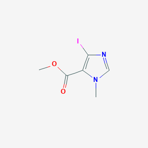 molecular formula C6H7IN2O2 B12434970 Methyl 4-iodo-1-methyl-1H-imidazole-5-carboxylate 