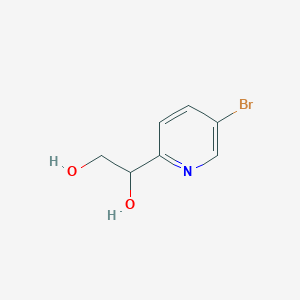 molecular formula C7H8BrNO2 B12434989 1-(5-Bromopyridin-2-yl)ethane-1,2-diol 
