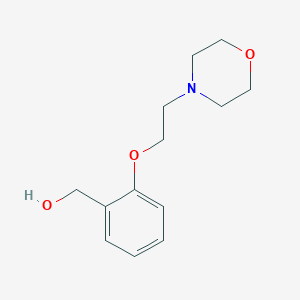 molecular formula C13H19NO3 B012435 [2-(2-Morpholinoethoxy)phenyl]methanol CAS No. 106276-04-4