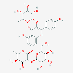 molecular formula C33H40O19 B12435084 Kaempferol 3-rhamnoside-7-glucosyl-(1->2)-rhamnoside 