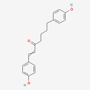molecular formula C19H20O3 B12435089 1-Hepten-3-one, 1,7-bis(4-hydroxyphenyl)- 