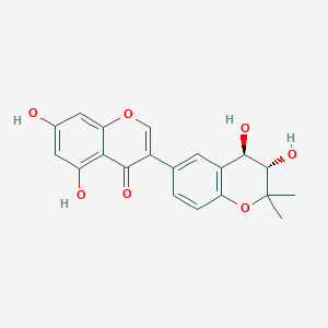 molecular formula C20H18O7 B1243511 Dihydroisoderrondiol 