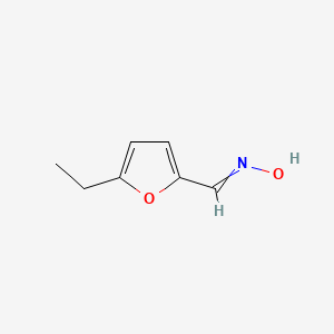 molecular formula C7H9NO2 B12435125 N-[(5-Ethylfuran-2-yl)methylidene]hydroxylamine CAS No. 89114-36-3