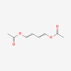 molecular formula C8H10O4 B12435195 4-(Acetyloxy)buta-1,3-dien-1-YL acetate 