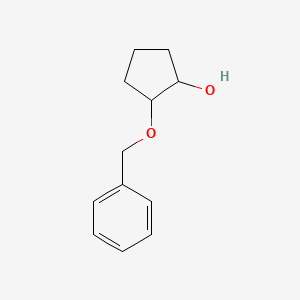molecular formula C12H16O2 B12435270 2-(Benzyloxy)cyclopentan-1-ol 
