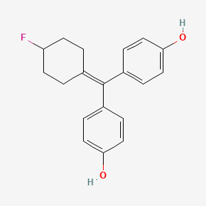 4-Fluoro[bis(4-hydroxyphenyl)methylene]cyclohexane