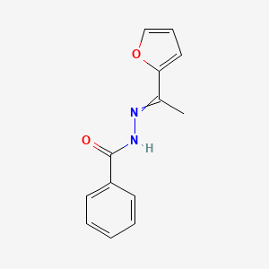 molecular formula C13H12N2O2 B12435297 N'-[(1E)-1-(furan-2-yl)ethylidene]benzohydrazide 