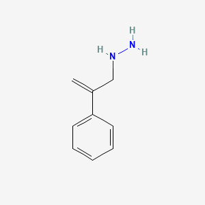 molecular formula C9H12N2 B1243533 (2-Phenylallyl)hydrazine 