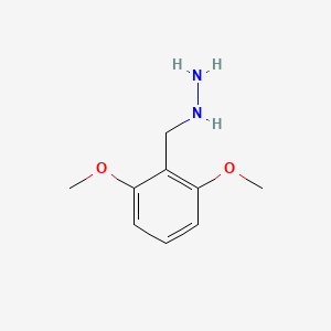 molecular formula C9H14N2O2 B12435331 (2,6-Dimethoxybenzyl)hydrazine 