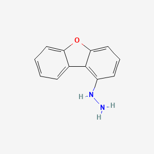 molecular formula C12H10N2O B12435371 Hydrazine, 2-dibenzofuranyl- 