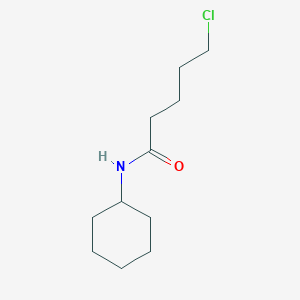 molecular formula C11H20ClNO B124354 5-氯代-N-环己基戊酰胺 CAS No. 15865-18-6