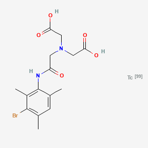 molecular formula C15H19BrN2O5Tc B1243543 Technetium Tc 99m mebrofenin CAS No. 1415247-71-0
