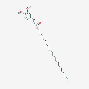 molecular formula C30H50O4 B12435434 Icosyl 3-(4-hydroxy-3-methoxyphenyl)prop-2-enoate 