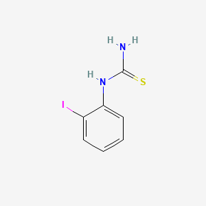 molecular formula C7H7IN2S B12435443 Thiourea, (2-iodophenyl)- CAS No. 62635-52-3