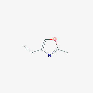 molecular formula C6H9NO B12435446 4-Ethyl-2-methyloxazole CAS No. 53833-20-8