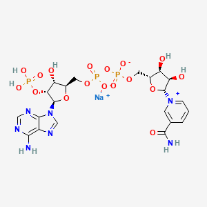 molecular formula C21H27N7NaO17P3 B12435455 NADP (sodium salt) 