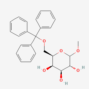 molecular formula C26H28O6 B12435500 Methyl 6-O-trityl-D-galactopyranoside 
