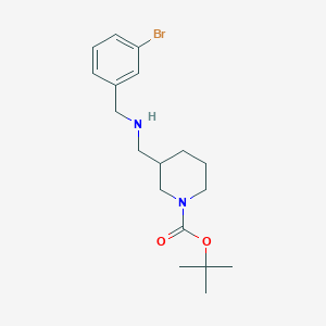 molecular formula C18H27BrN2O2 B12435544 1-Boc-3-[(3-bromo-benzylamino)-methyl]-piperidine CAS No. 887587-16-8