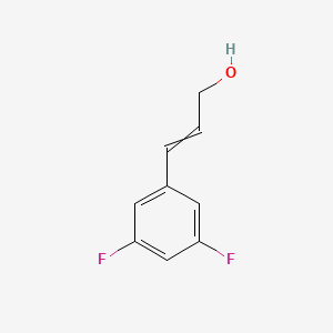 molecular formula C9H8F2O B12435561 (2E)-3-(3,5-Difluorophenyl)-2-Propen-1-Ol 