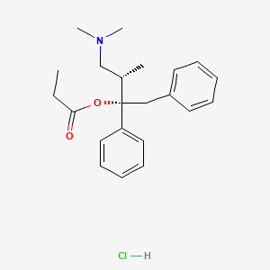 molecular formula C22H30ClNO2 B12435575 Dextropropoxyphene (isomer hydrochloride) 