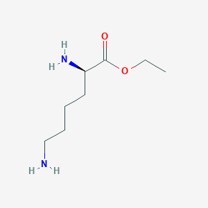 molecular formula C8H18N2O2 B12435608 Ethyl (2R)-2,6-diaminohexanoate 