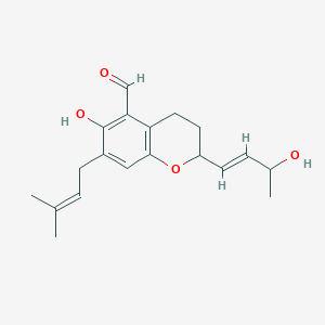 molecular formula C19H24O4 B1243575 Chaetopyranin 