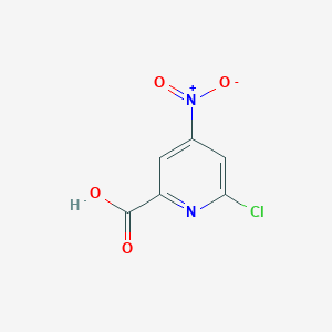 molecular formula C6H3ClN2O4 B12435786 6-Chloro-4-nitro-2-pyridinecarboxylic acid 