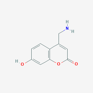 molecular formula C10H9NO3 B12435858 4-(aminomethyl)-7-hydroxy-2H-chromen-2-one 