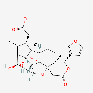 molecular formula C27H34O9 B1243598 Khayanolide D 