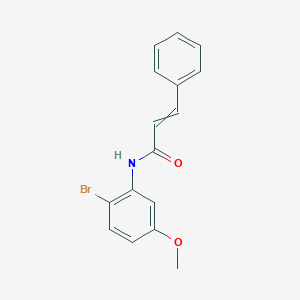 molecular formula C16H14BrNO2 B12435998 N-(2-bromo-5-methoxyphenyl)-3-phenylprop-2-enamide 