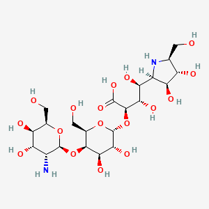 molecular formula C21H38N2O17 B1243600 Gualamycin 