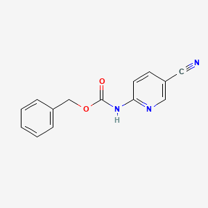 molecular formula C14H11N3O2 B12436011 Benzyl (5-cyanopyridin-2-yl)carbamate 