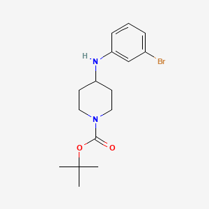 molecular formula C16H23BrN2O2 B12436017 1-Boc-4-(3-bromo-phenylamino)-piperidine CAS No. 887583-76-8