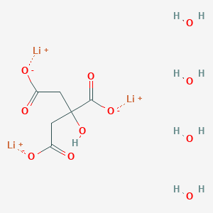 molecular formula C6H13Li3O11 B12436032 Citric acid (trilithium salt tetrahydrate) 