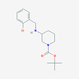 molecular formula C17H25BrN2O2 B12436049 1-Boc-3-(2-bromo-benzylamino)-piperidine CAS No. 887584-29-4