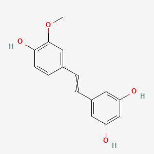 molecular formula C15H14O4 B12436083 3,4',5-Trihydroxy-3'-methoxystilbene 